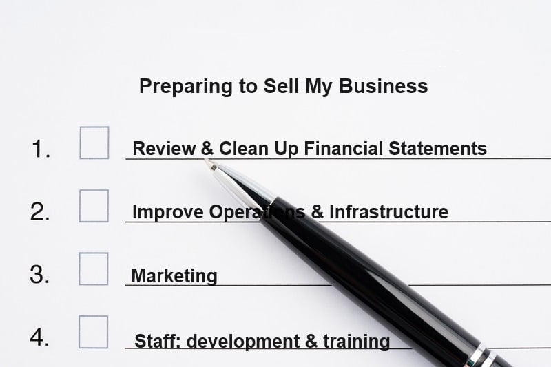 Checklist Preparing to Sell